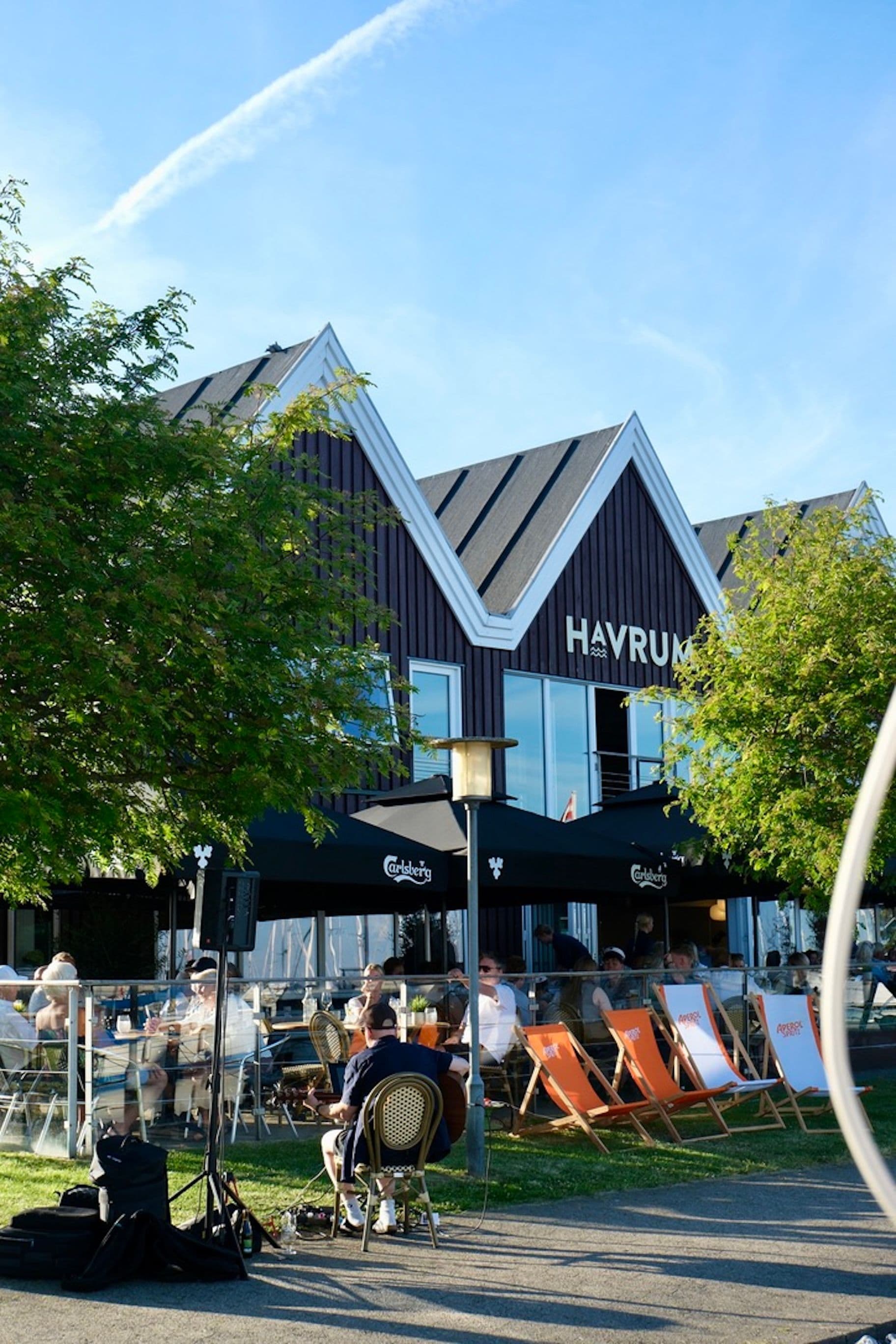 Havrum ved Egå Marina, set udefra